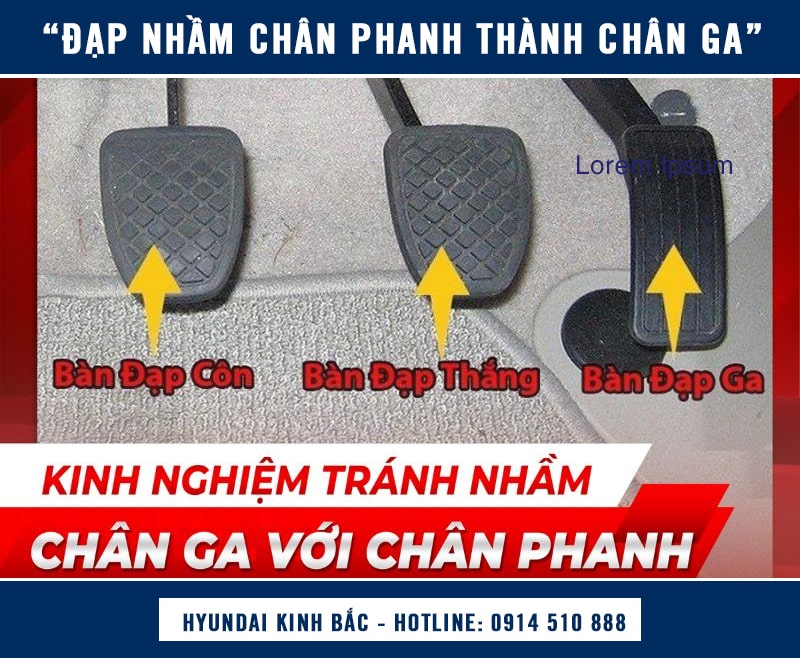 Làm Cách Nào Để Tránh Đạp Nhầm Chân Ga Với Chân Phanh Khi Lái Xe