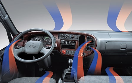 Hệ thống điều hòa xe tải Mighty W11 Series