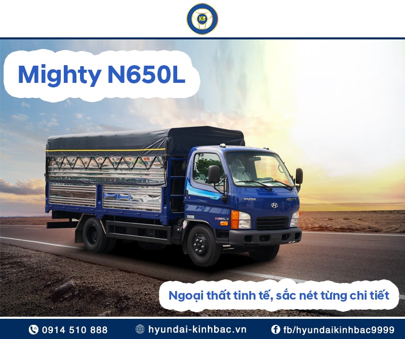 Ngoại thất xe tải Mighty N650L