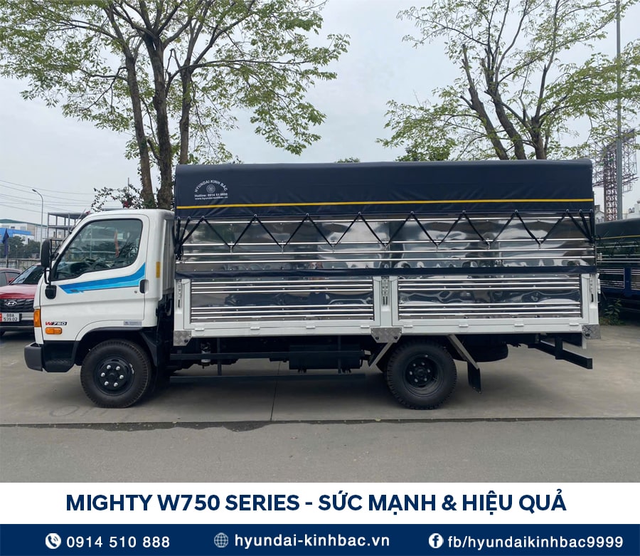 Hyundai Mighty W750 Series trọng tải 3.5 Tấn