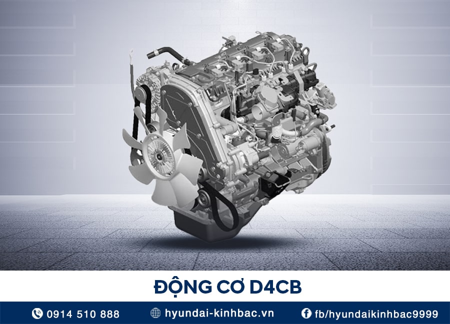 Động cơ D4CB của xe tải Mighty N500 Series