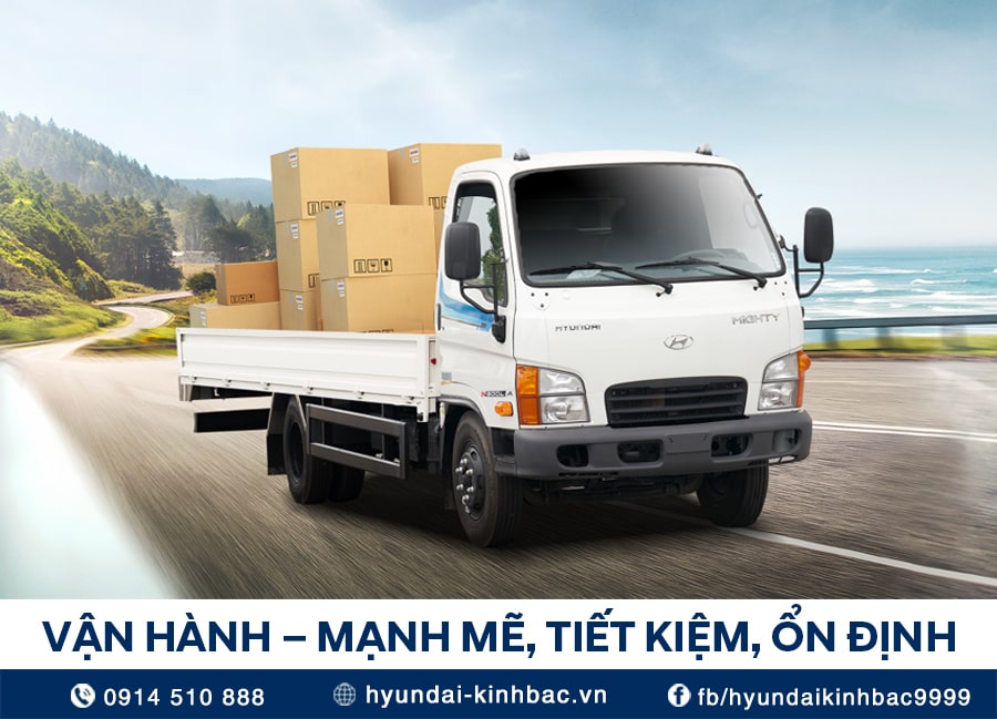 Khả năng vận hành của xe tải Mighty N500 Series
