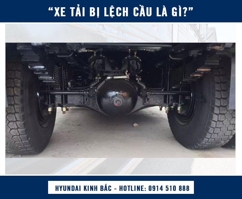 Xe tải bị lệch cầu