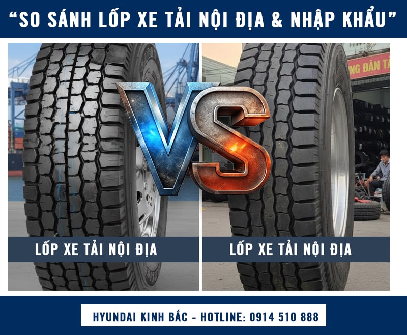 So sánh lốp xe tải nội địa và nhập khẩu