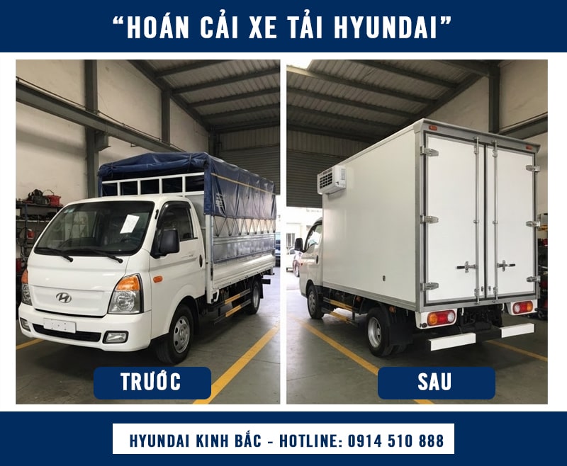Hoán cải xe tải Hyundai