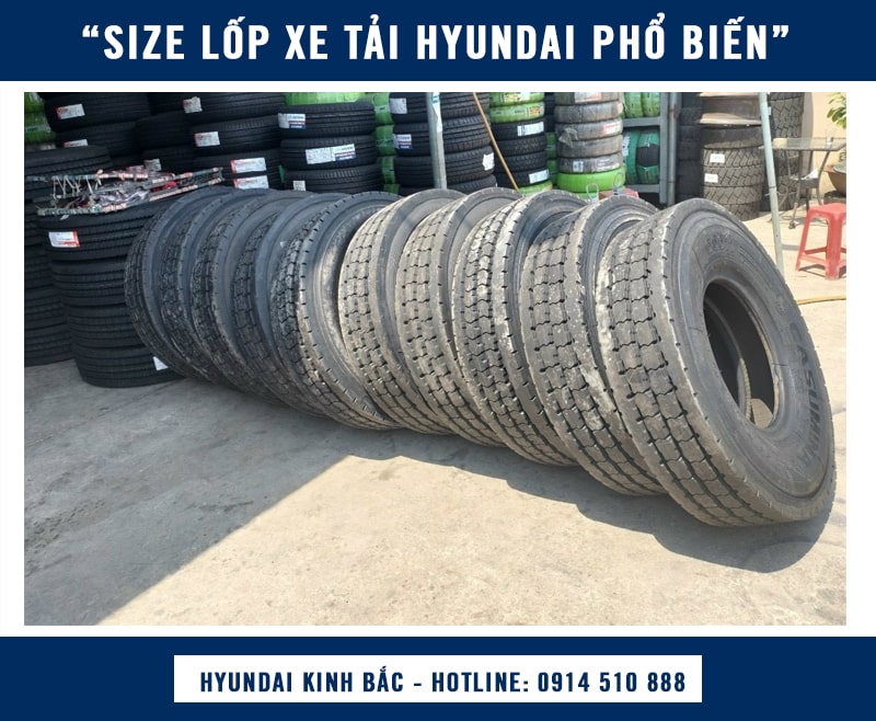 Size lốp xe tải Hyundai