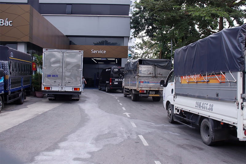 Xưởng dịch vụ hyundai kinh bắc