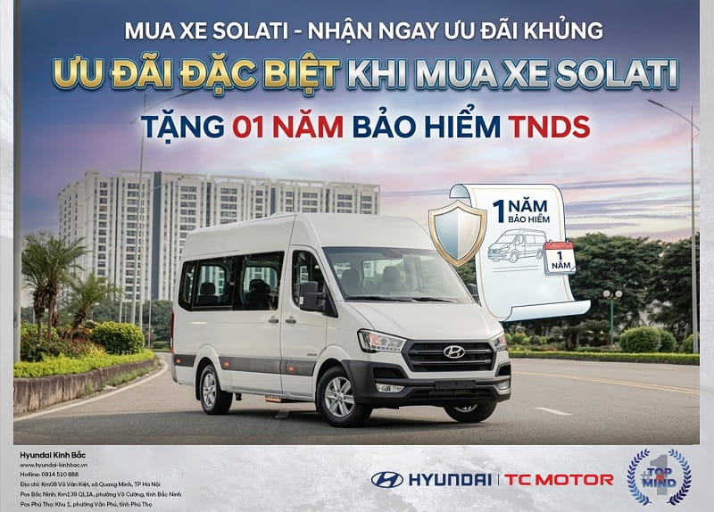 Khuyến mại 3 Hyundai Solati