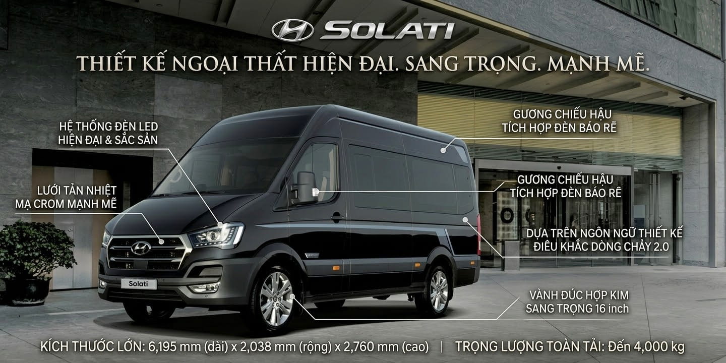Ngoại thất Hyundai Solati