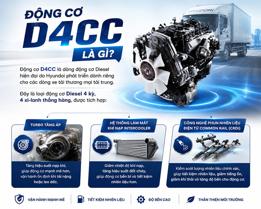 Động cơ D4CC là gì