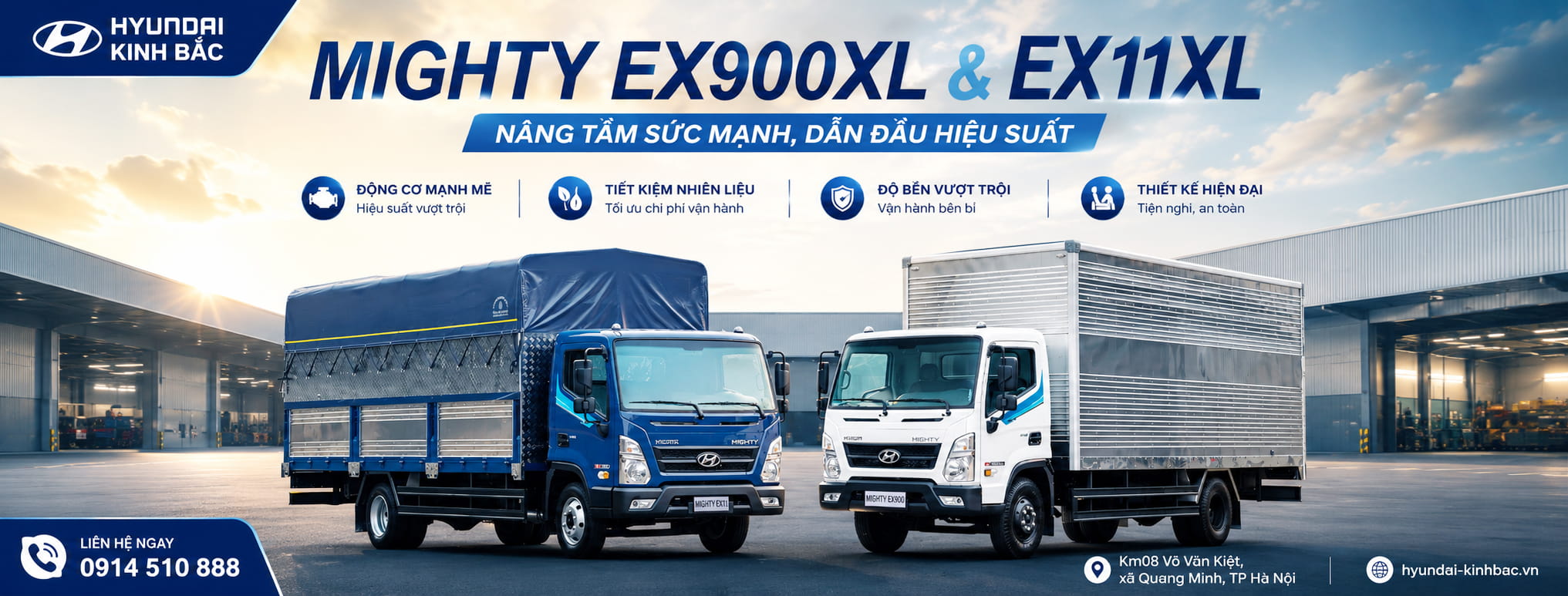 Slider Hyundai Kinh Bắc - EX900XL