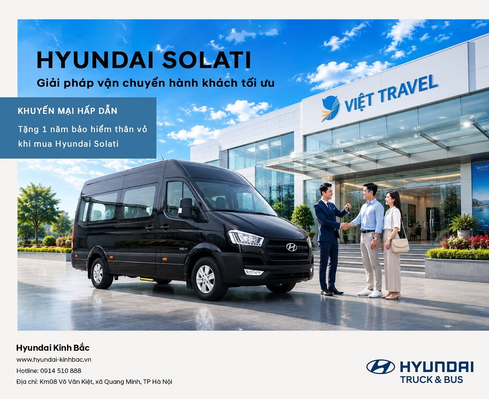 Khuyến mại Hyundai Solati tháng 7
