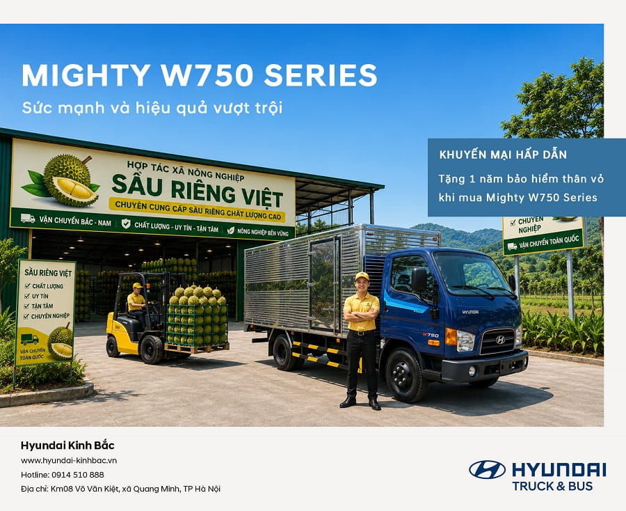 Khuyến mại Mighty W750 Series tháng 9