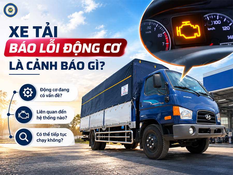Xe tải báo lỗi động cơ là gì