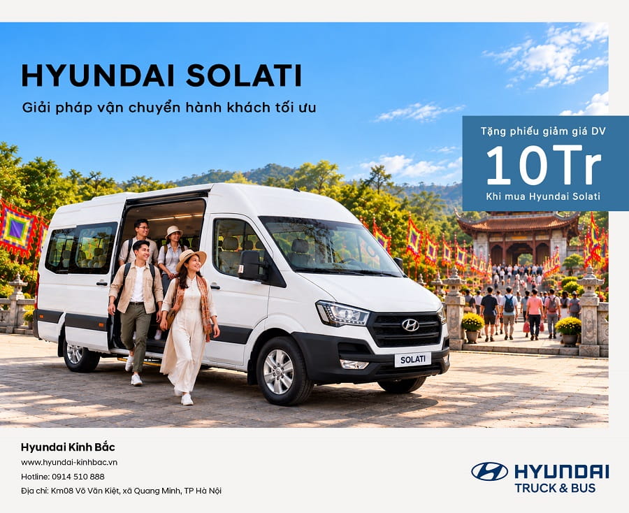 Khuyến mại Hyundai Solati tháng 10