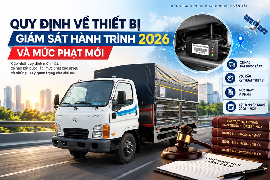 Quy định về thiết bị giám sát hành trình 2026